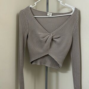 A&F Twist-Front Sweater Top